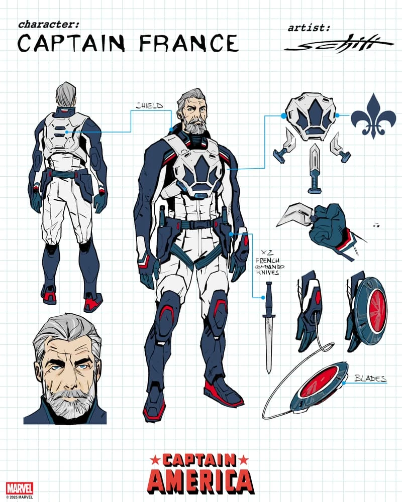 Captain America #6 - Captain France