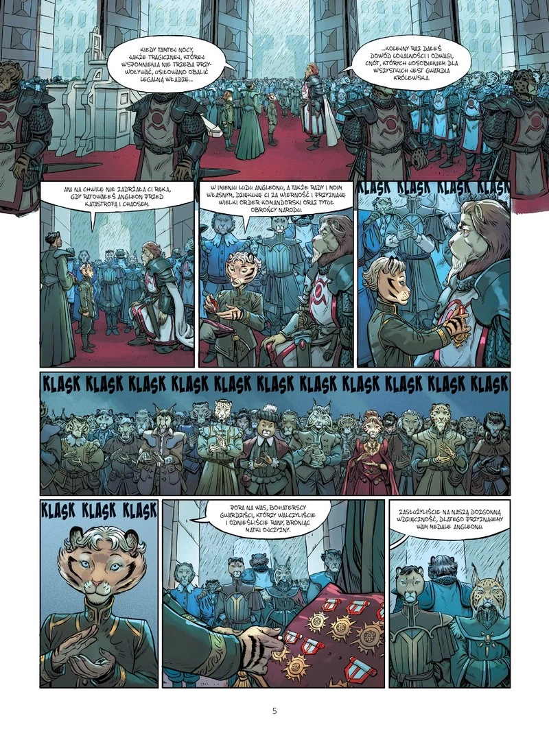 Pięć Krain. Tom 4: Taka sama drapieżność - plansza