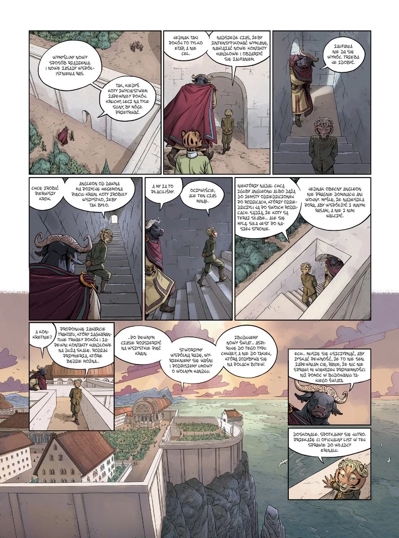 Pięć Krain. Tom 6. Bez ciebie nie dam rady - plansza