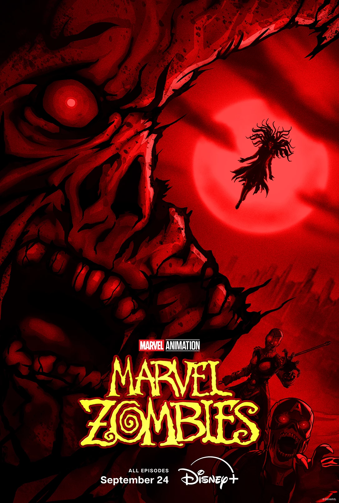 Marvel Zombies - plakat serialu - fikcyjna historia o superbohaterach i zombie