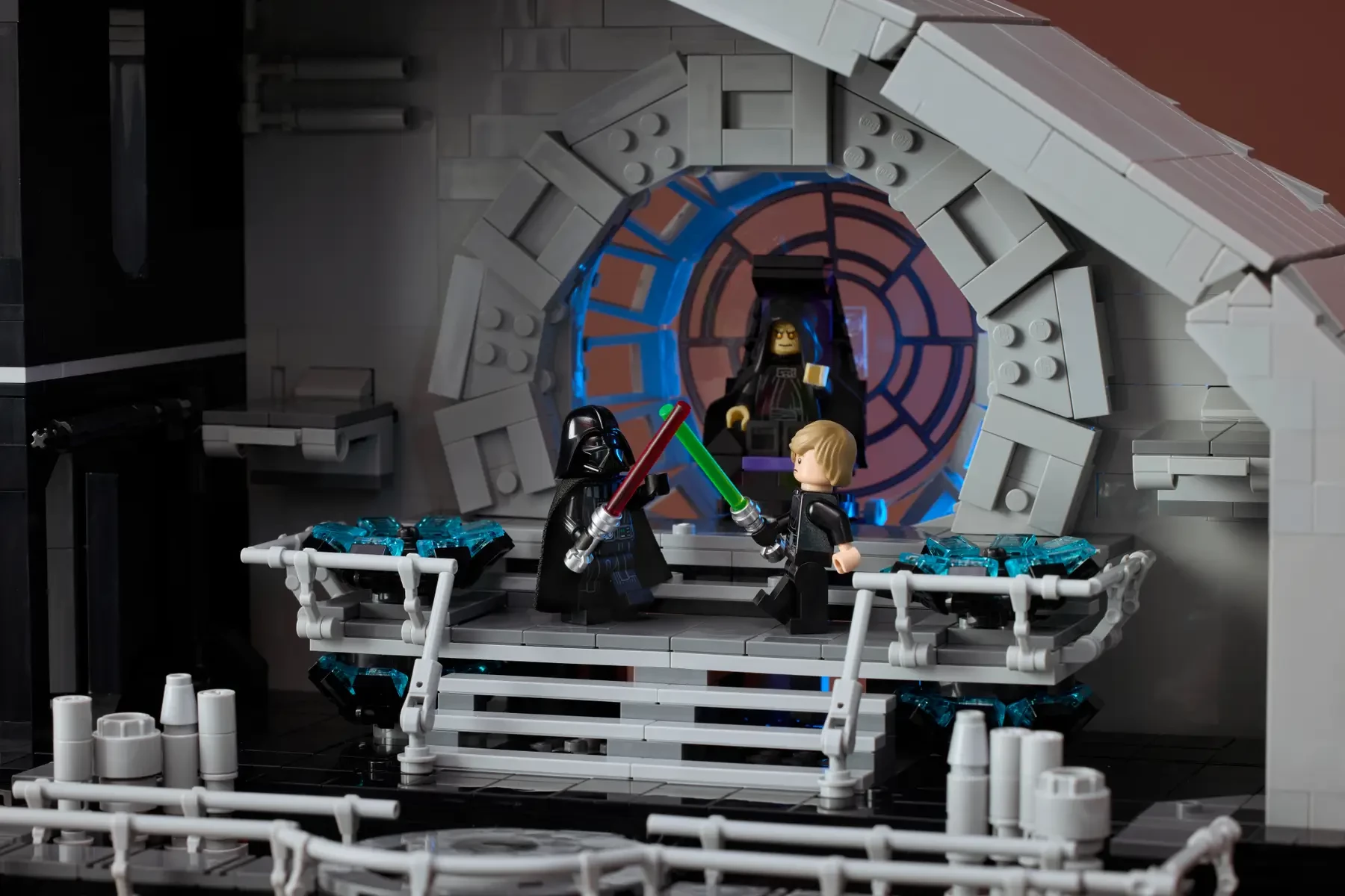 Gwiazda Śmierci z LEGO - zbliżenie