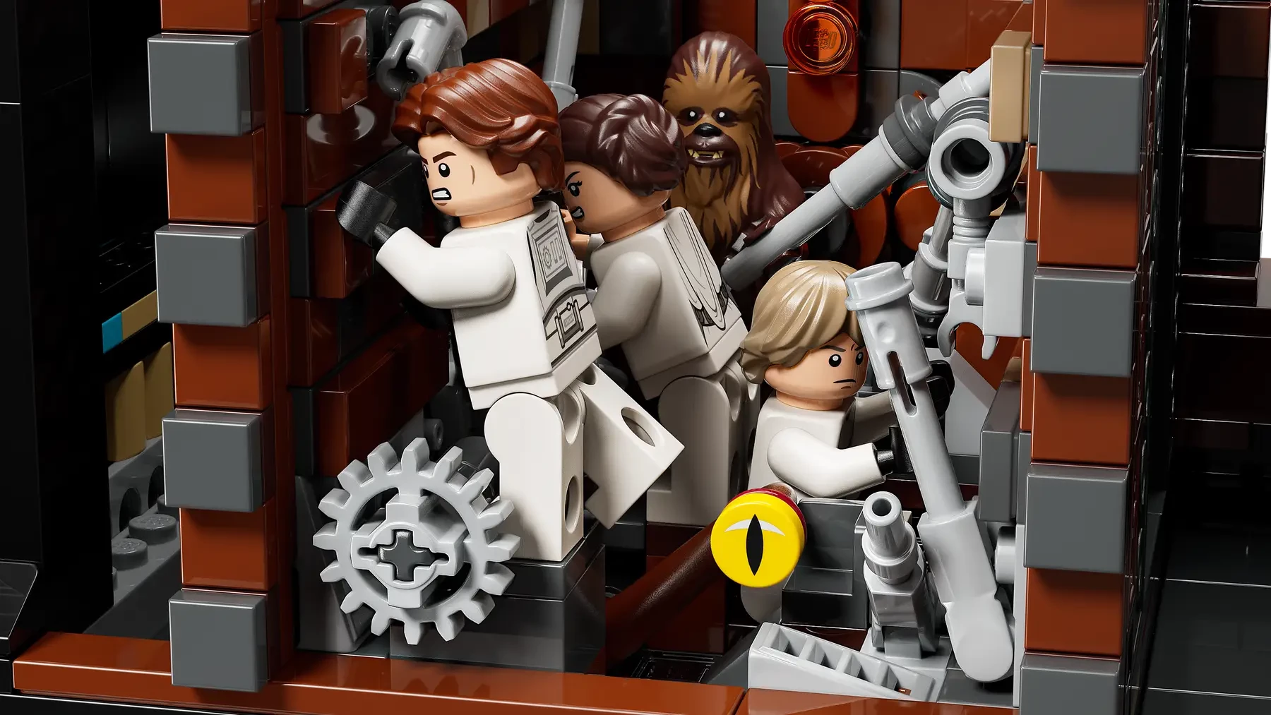Gwiazda Śmierci z LEGO - zbliżenie