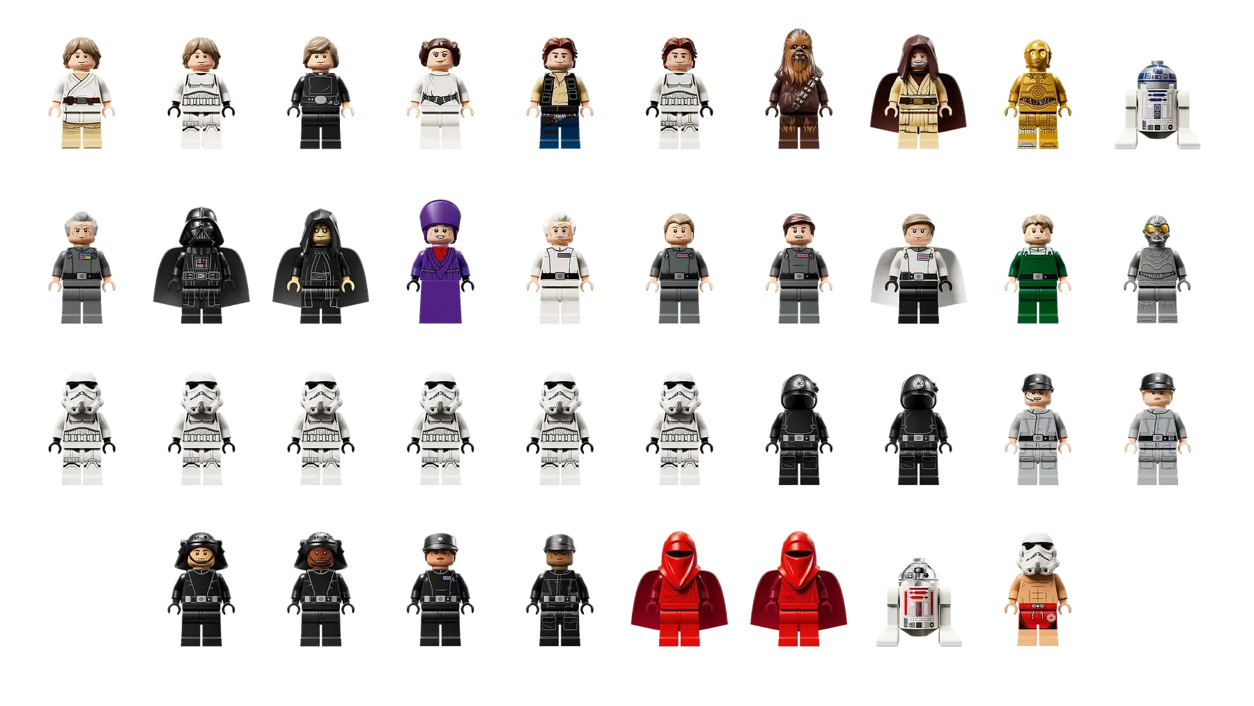 Gwiazda Śmierci z LEGO - minifigurki