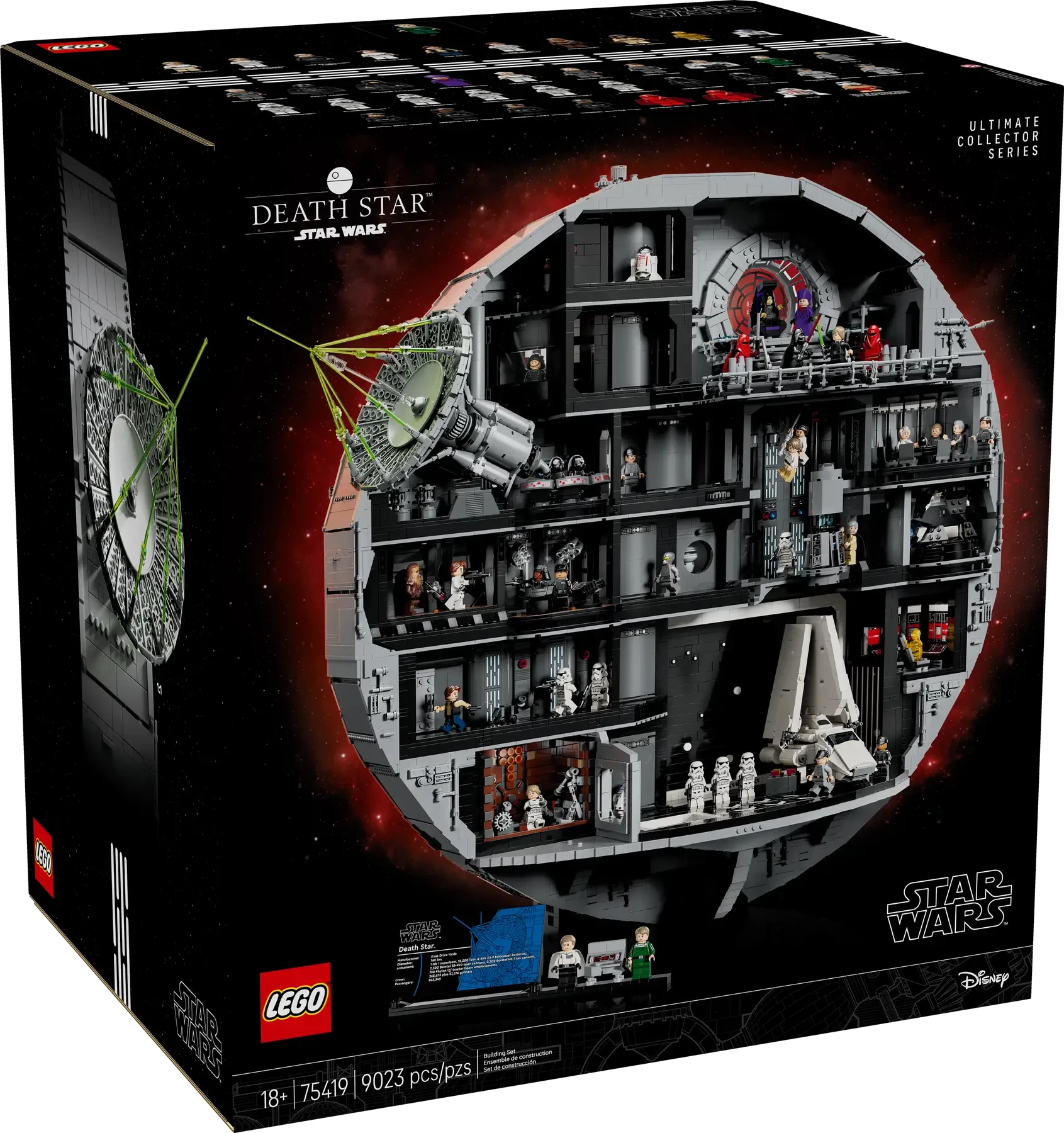Gwiazda Śmierci z LEGO - przód opakowania