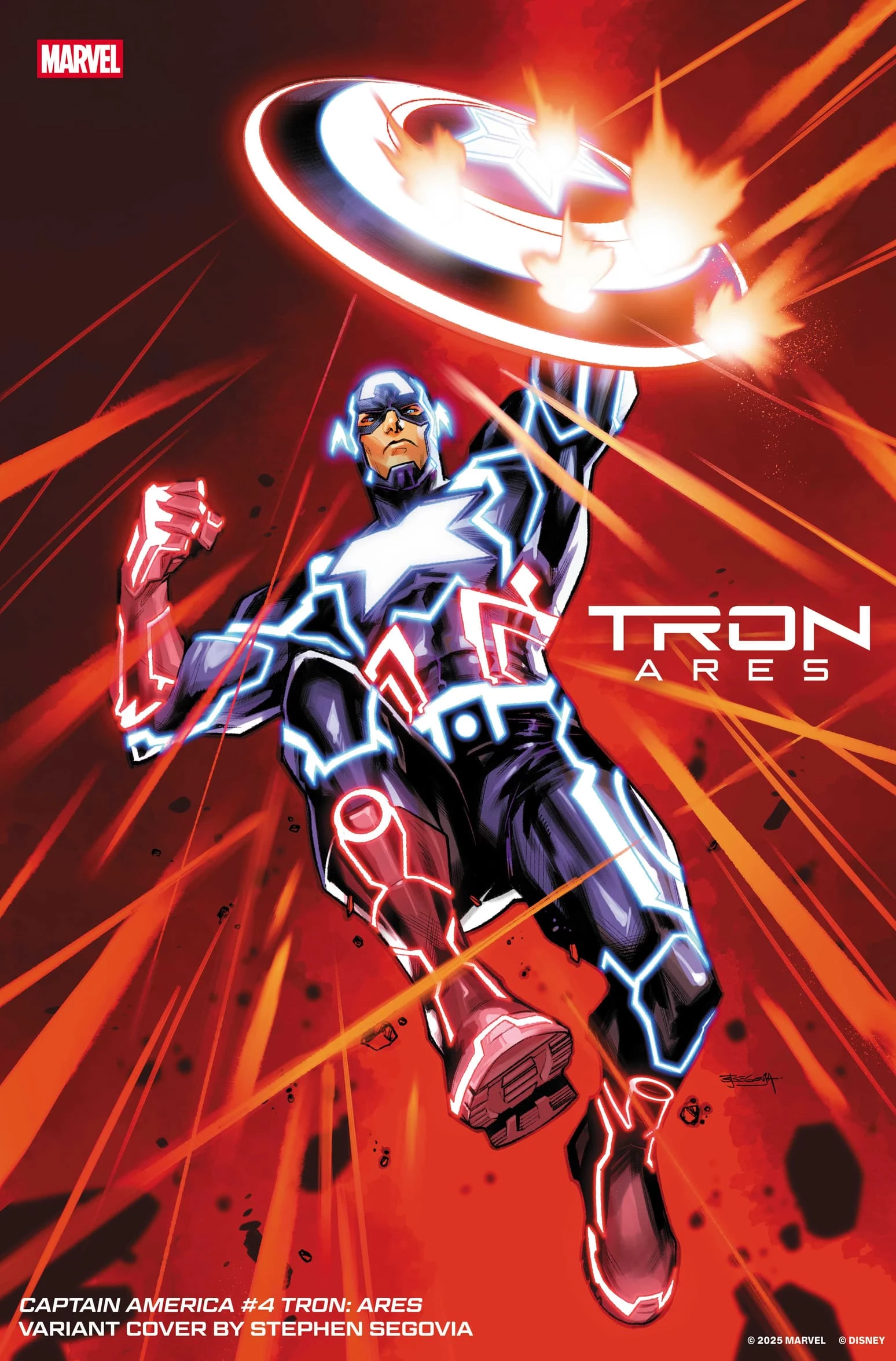 CAPTAIN AMERICA #4 - wariant Tron: Ares