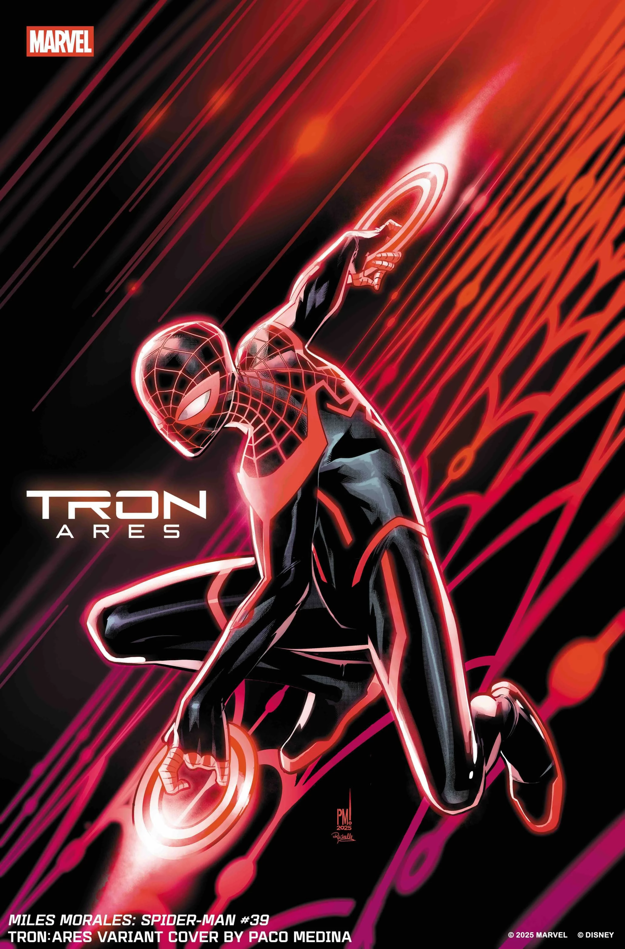 MILES MORALES: SPIDER-MAN #39 - wariant Tron: Ares
