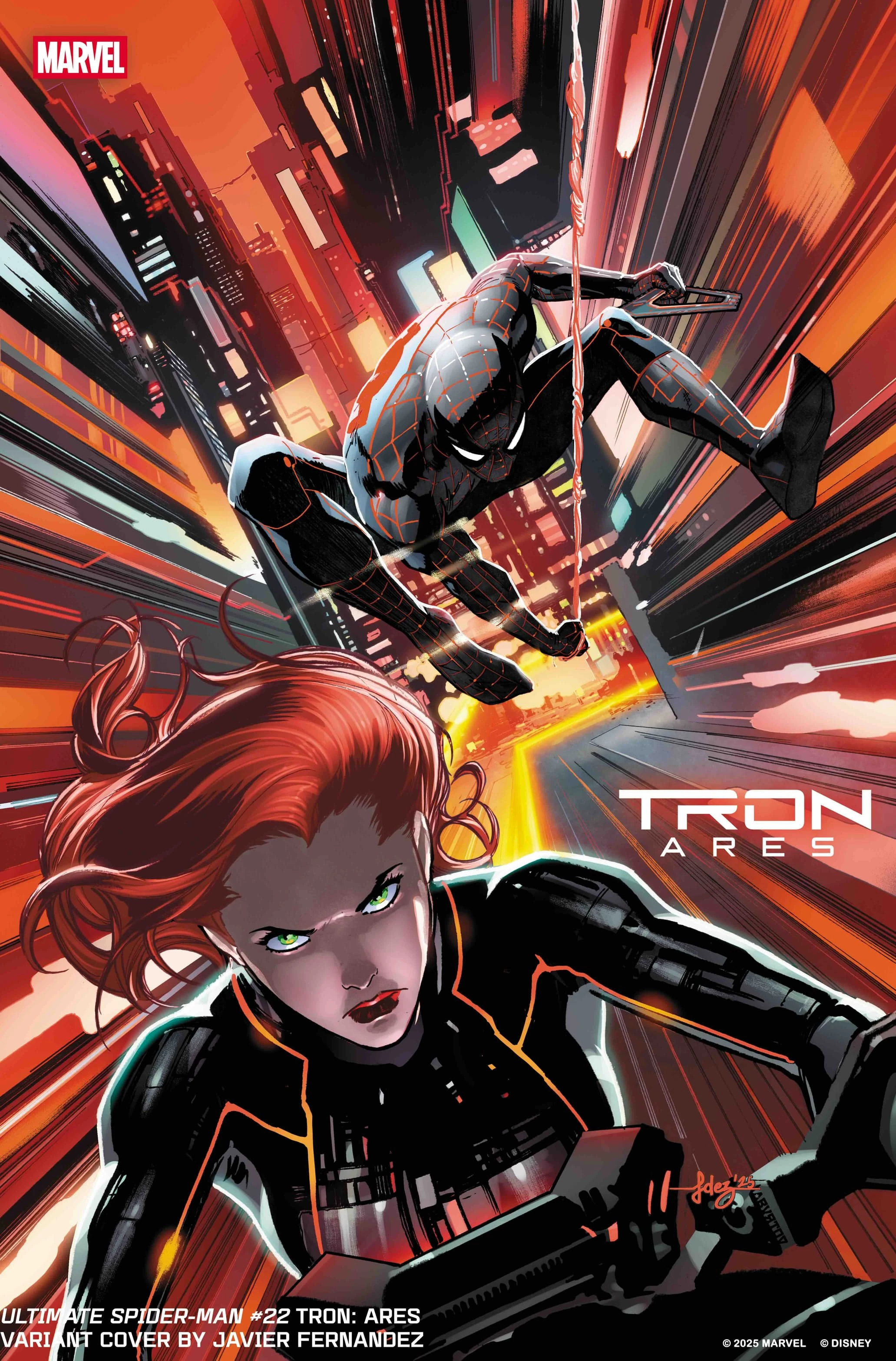 ULTIMATE SPIDER-MAN #22 - wariant Tron: Ares