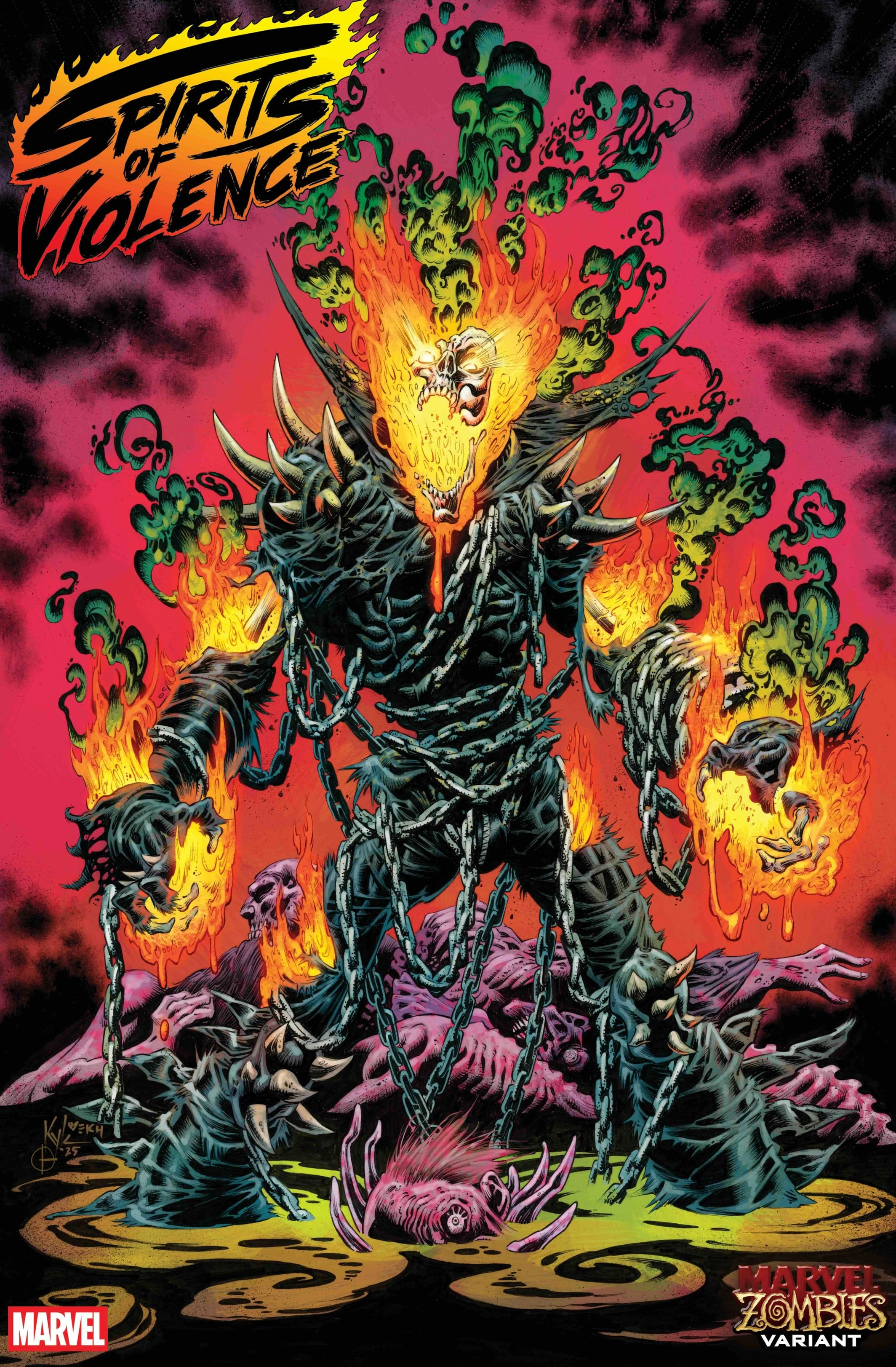 SPIRITS OF VIOLENCE #1 (wariant Marvel Zombies)