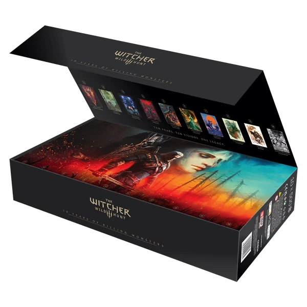 The Witcher 3: Wild Hunt 10th Anniversary Puzzle Collection - zestaw puzzli