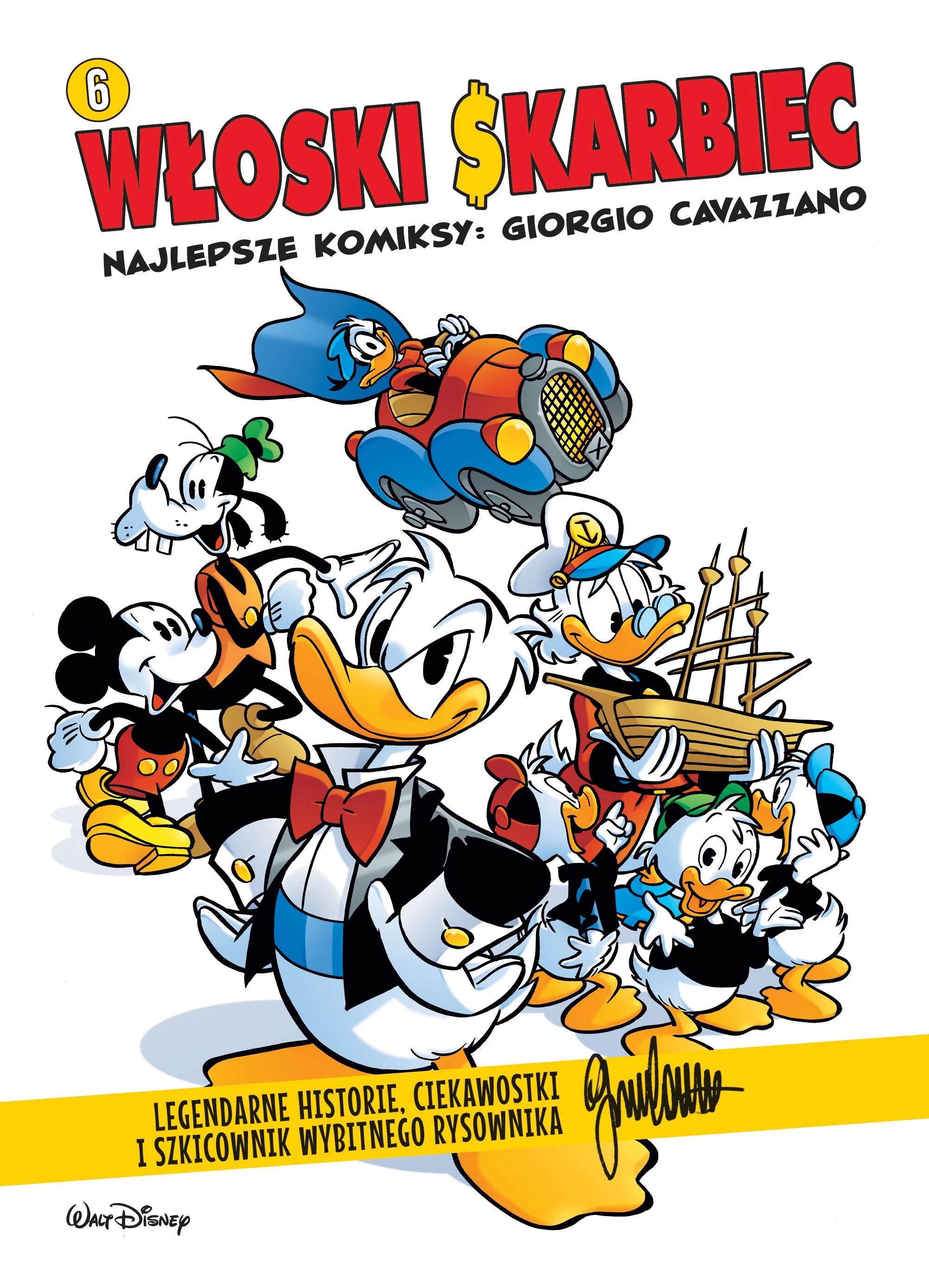 Włoski Skarbiec.  Najlepsze komiksy: Giorgio Cavazzano, tom 6
