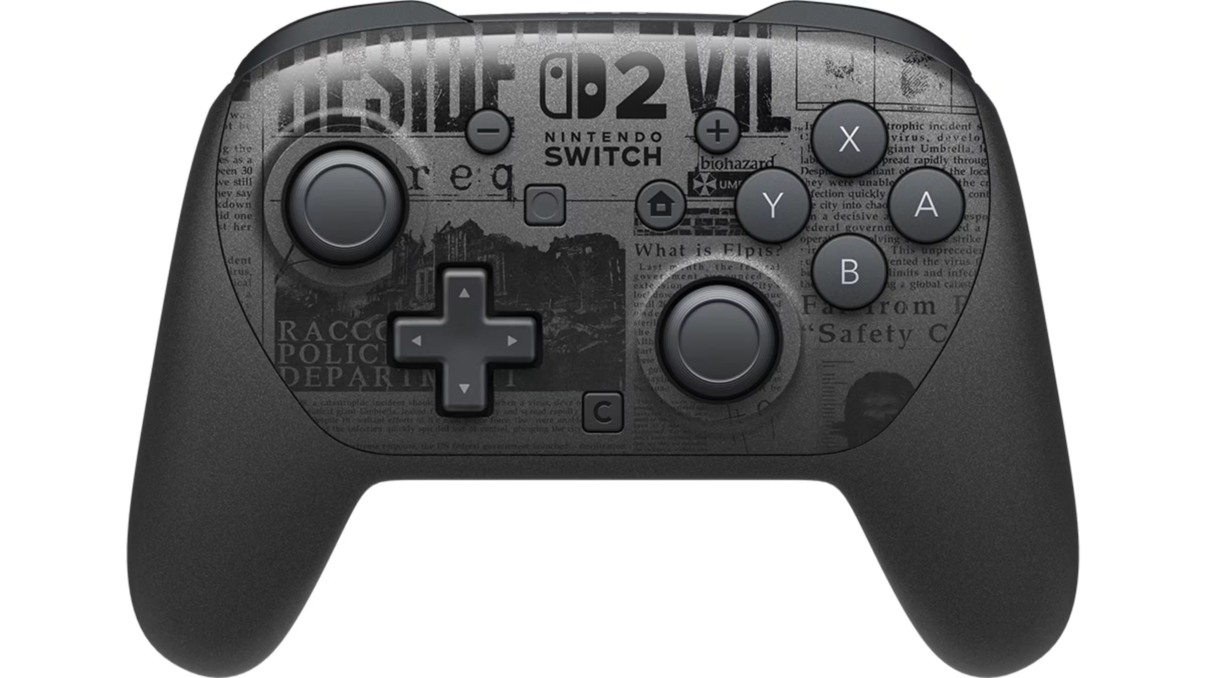 Nintendo Switch 2 Pro Controller z Resident Evil: Requiem