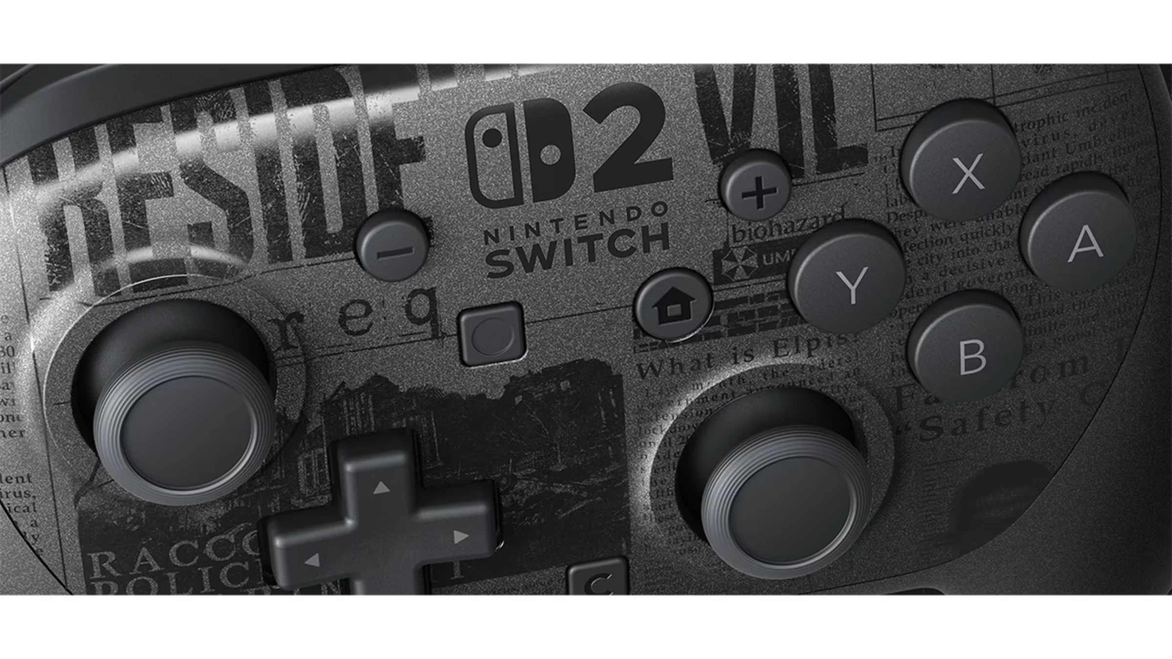 Nintendo Switch 2 Pro Controller z Resident Evil: Requiem