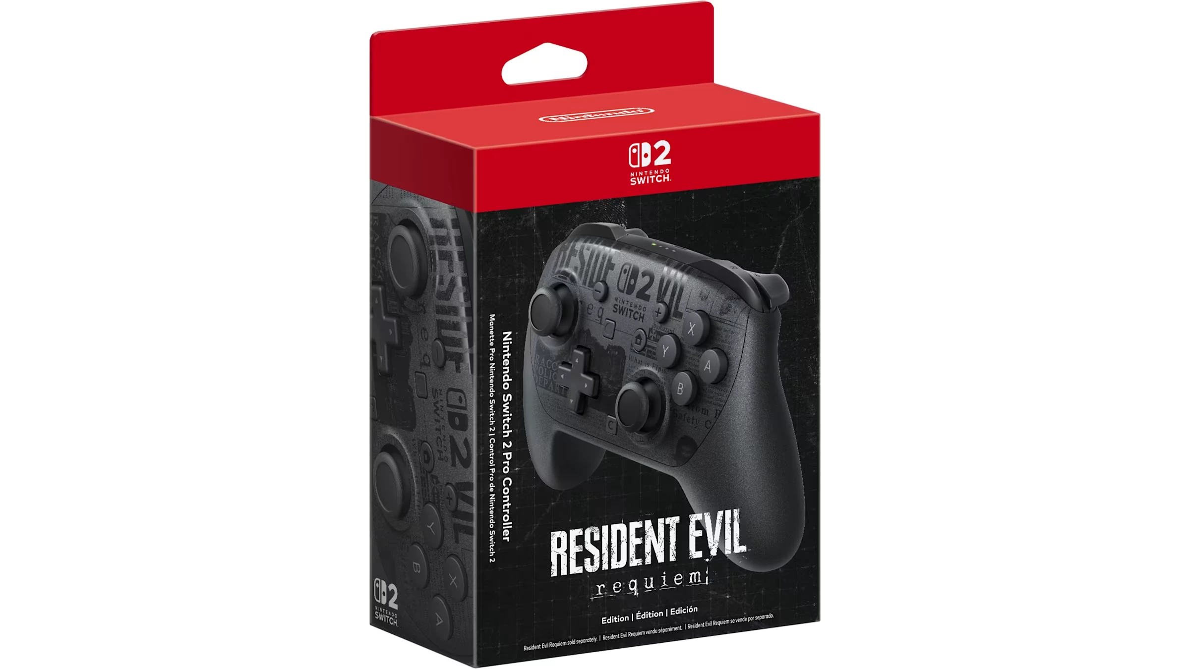 Nintendo Switch 2 Pro Controller z Resident Evil: Requiem