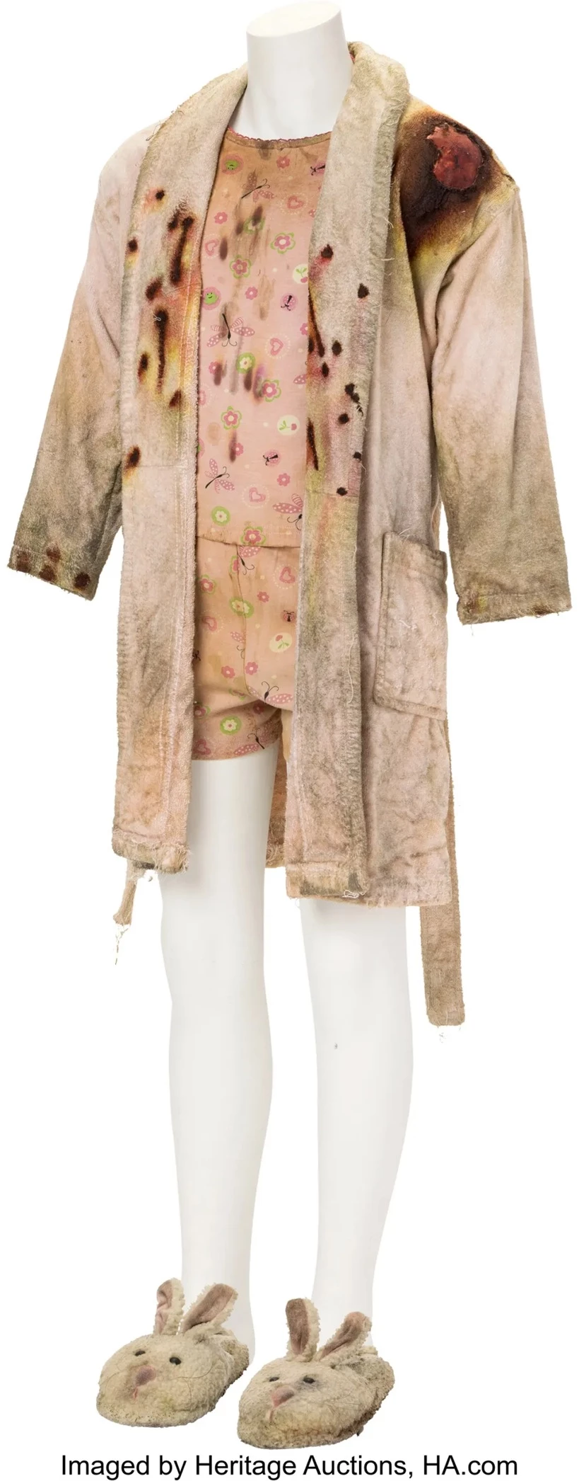 Strój przemienionej dziewczynki z misiem