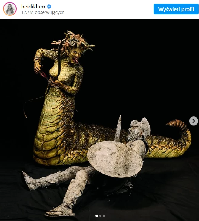 Heidi Klum jako Meduza