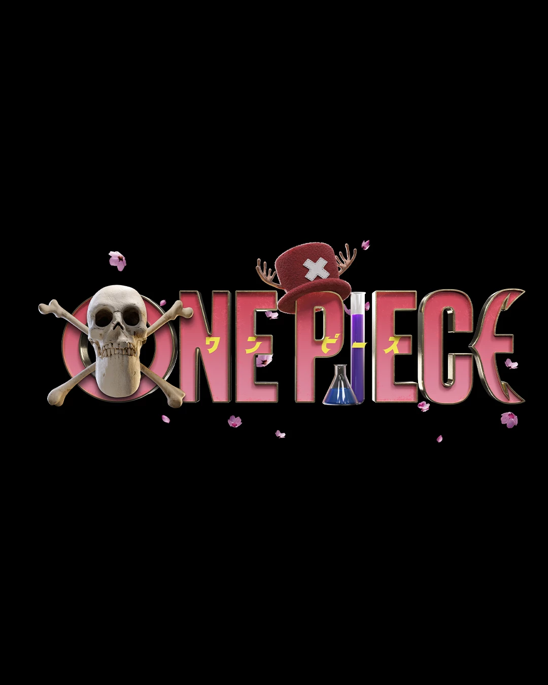 One Piece - tytułowe logo (Chopper)