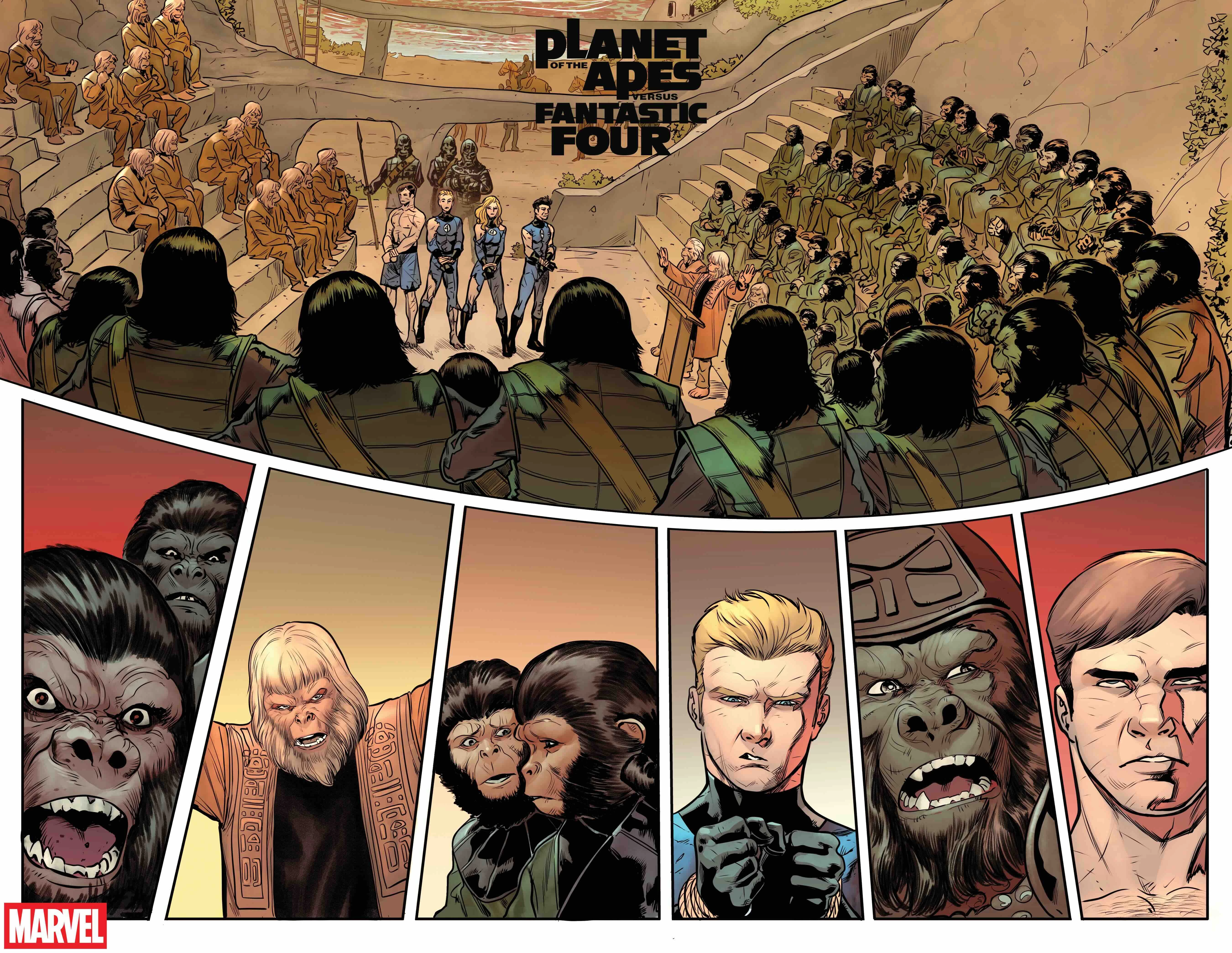 PLANET OF THE APES VS. FANTASTIC FOUR #1