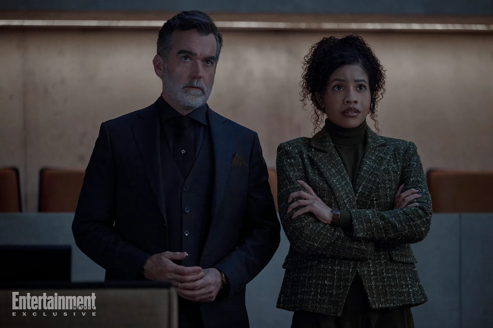 Brian d'Arcy James i Sinclair Daniel w The Copenhagen Test