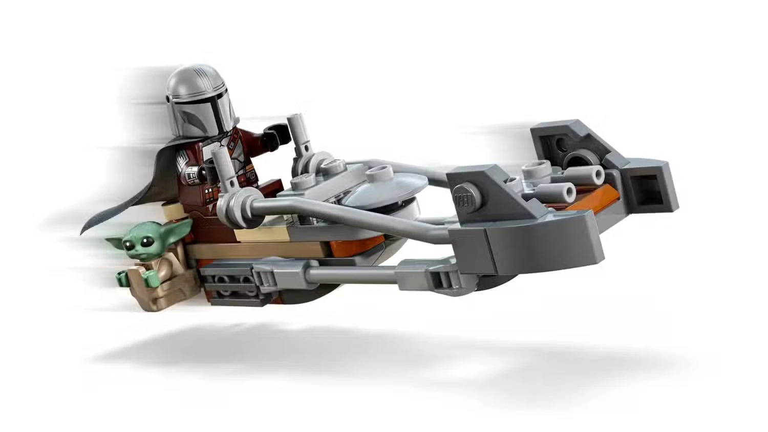 1. Ścigacz Mandaloriana i Grogu - 68 elementów