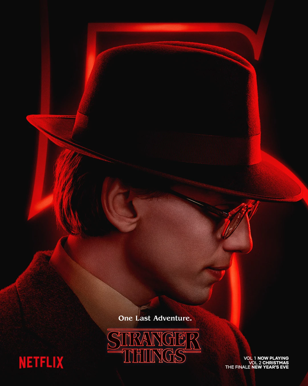 Stranger Things - plakat z drugiej części 5. sezonu