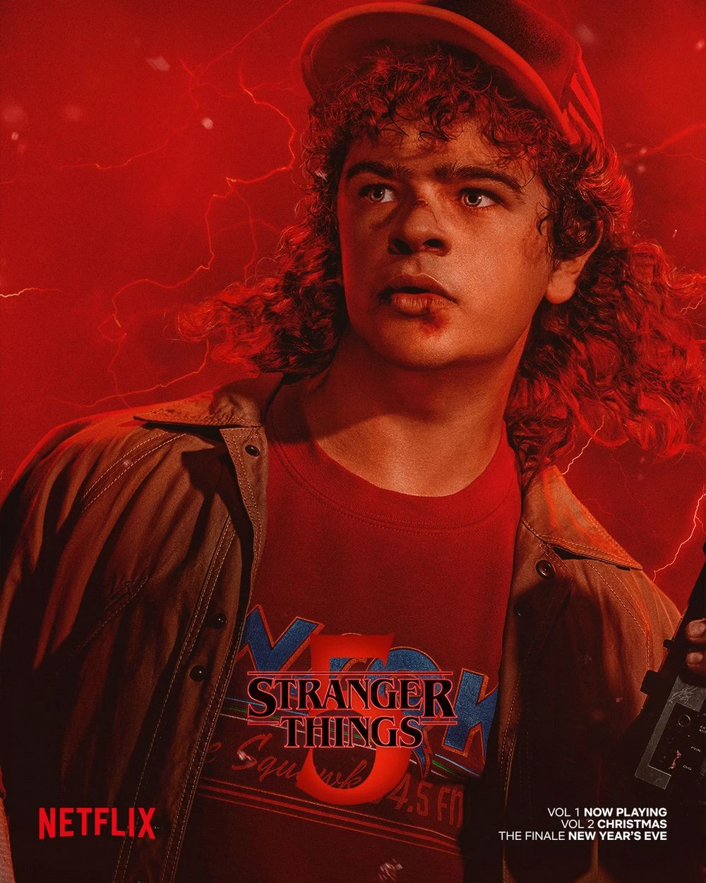 Stranger Things - plakat z drugiej części 5. sezonu