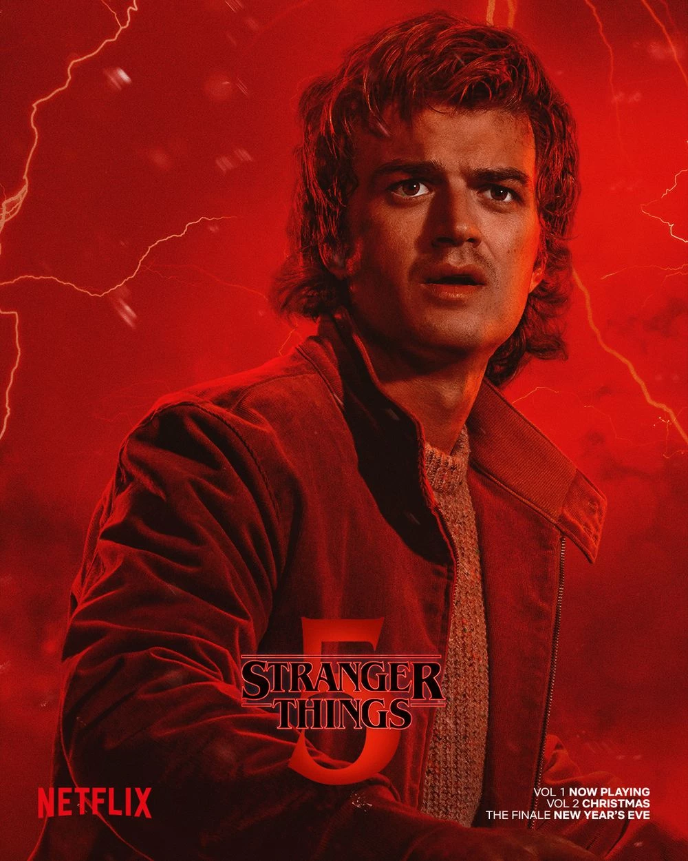 Stranger Things - plakat z drugiej części 5. sezonu