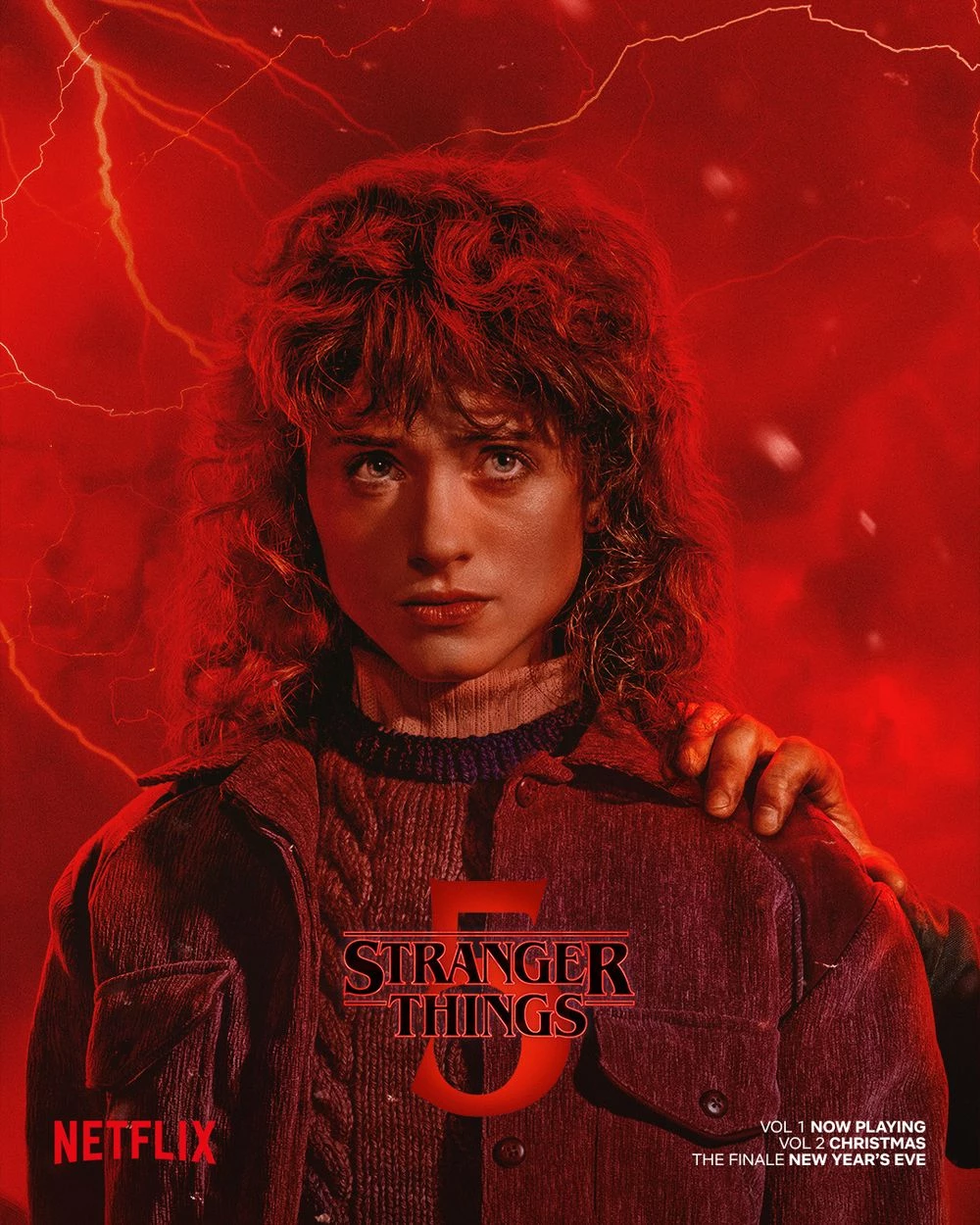 Stranger Things - plakat z drugiej części 5. sezonu