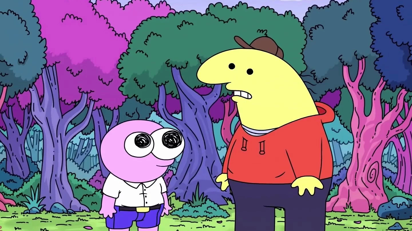 Uśmiechnięci przyjaciele