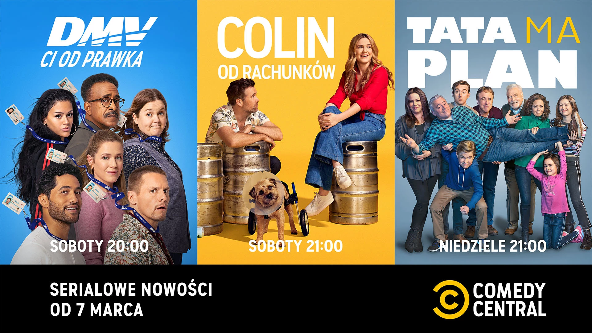 Marzec 2026 w Comedy Central. Te seriale mają rozbawić widzów do łez