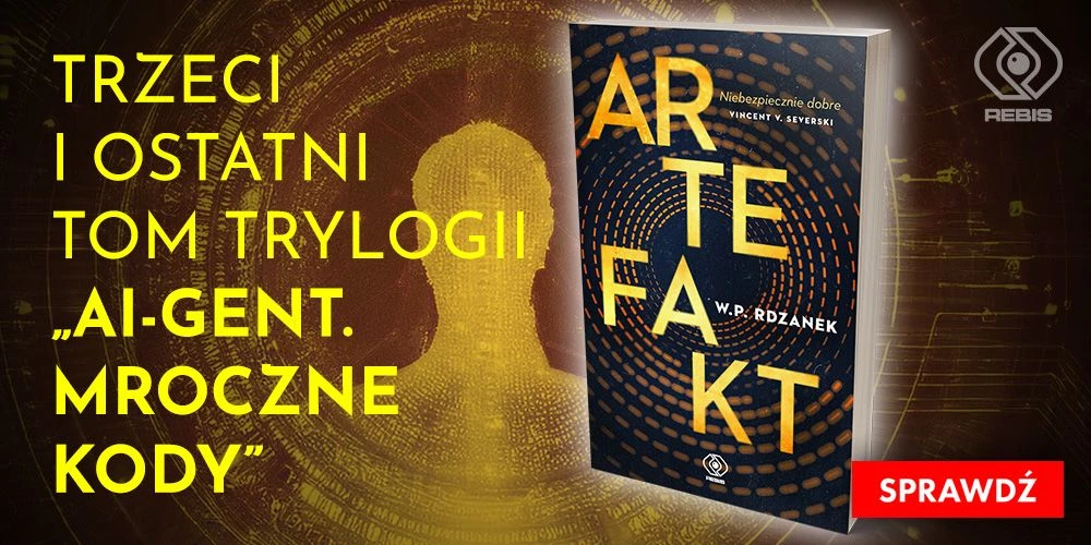 Ukazał się finałowy tom serii thrillerów AI-gent. Mroczne kody