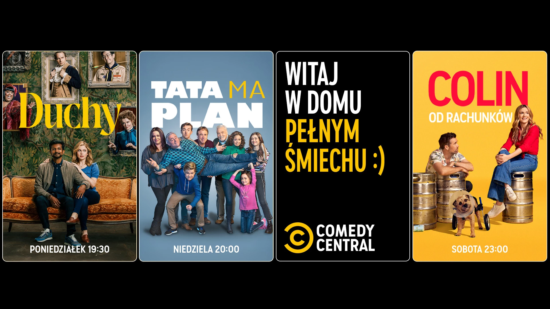 Kwiecień 2026 w Comedy Central. Duchy, pieski i zabawny ojciec - oni Was rozbawią w tym miesiącu