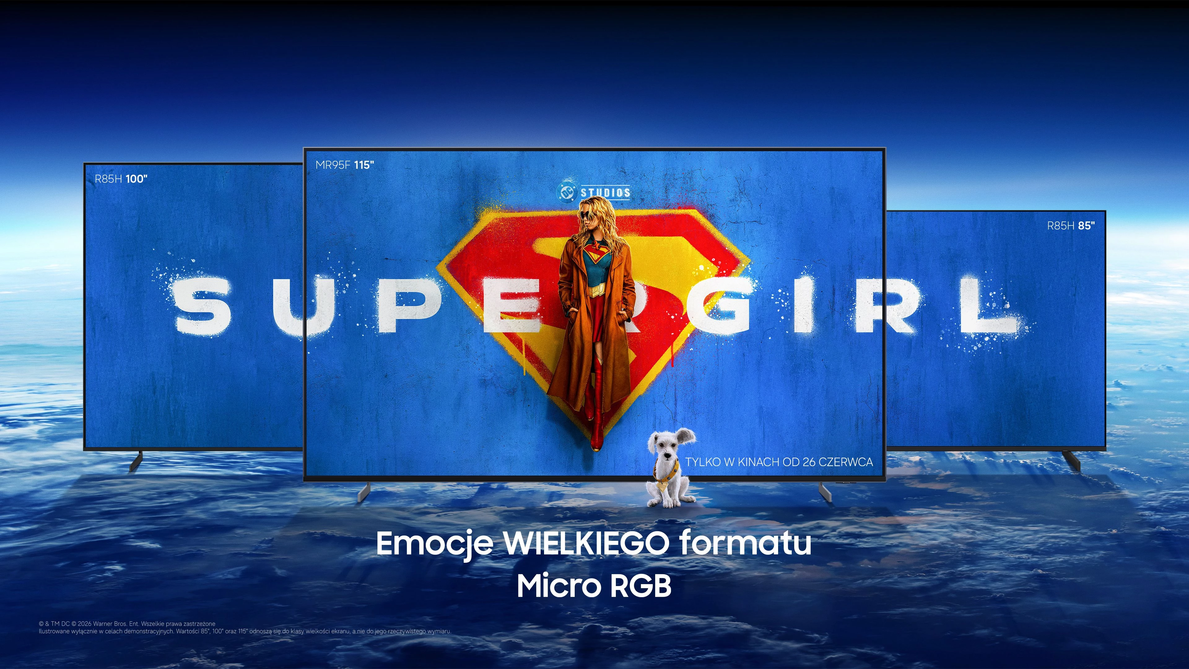 Supergirl wylądowała na telewizorach Samsunga. Grafiki z Dziewczyną ze Stali trafiły do Art Store