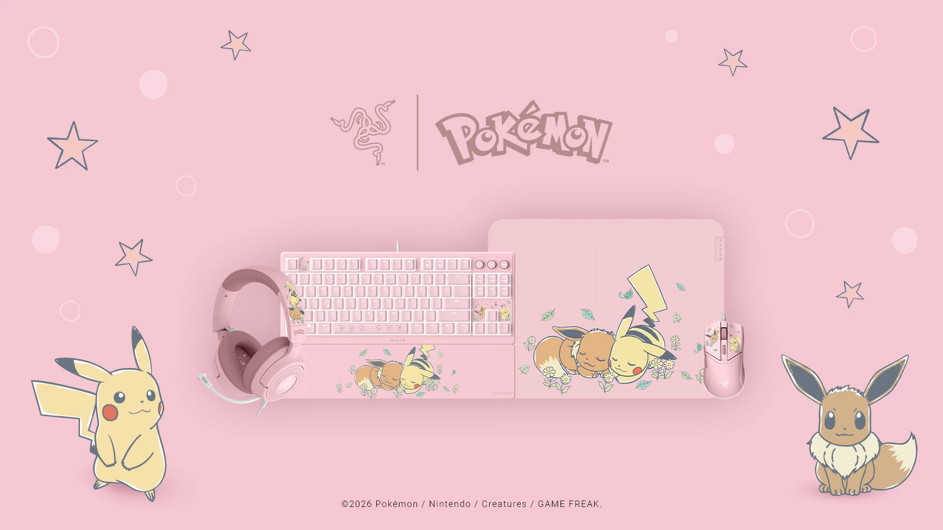 Czy już wszystkie masz? Razer świętuje 30-lecie Pokémonów przesłodką kolekcją z Pikachu i Eevee